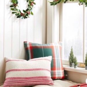 Pillow Woven Stripes Throw Pillow Red/Cream - Hearth & Hand™ with Magnolia